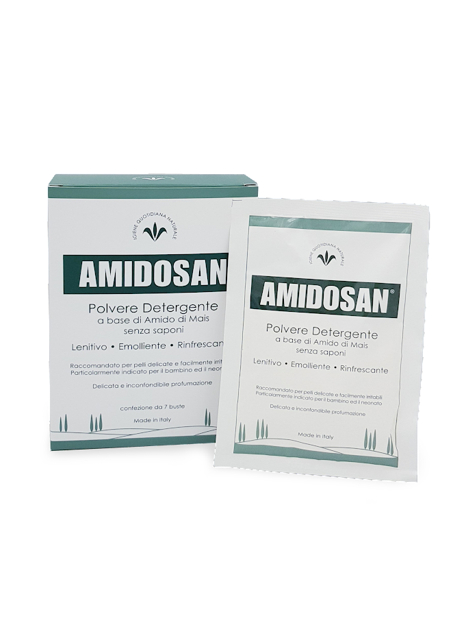 Amidosan Polvere Detergente Lenitiva 7 Bustine Da 40g