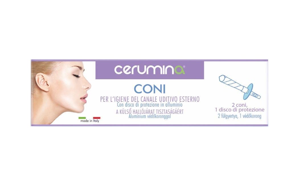 Cerumina Limpieza de Oidos Conos 2 Piezas-2
