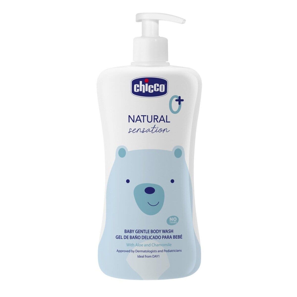 Chicco Natural Sensation Baby Gel de baño suave 500 ml 0 meses+