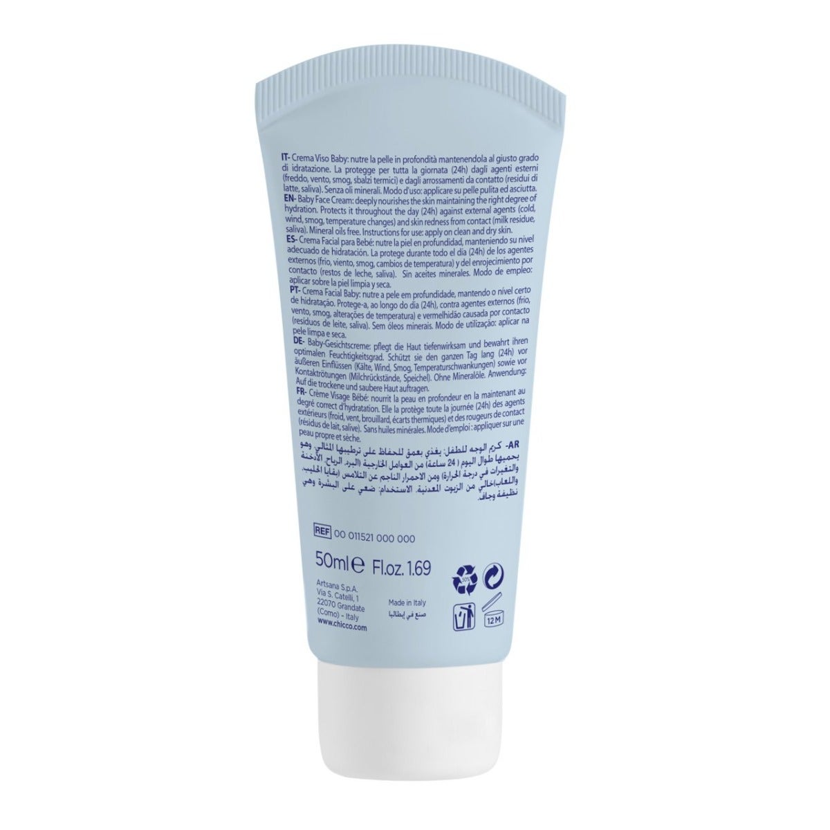 Chicco Natural Sensation Crema facial 50 ml 0 meses+