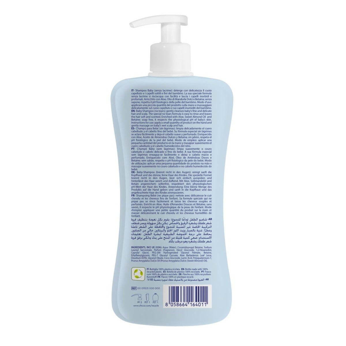 Chicco Natural Sensation Baby Shampoo 500ml 0Mesi+