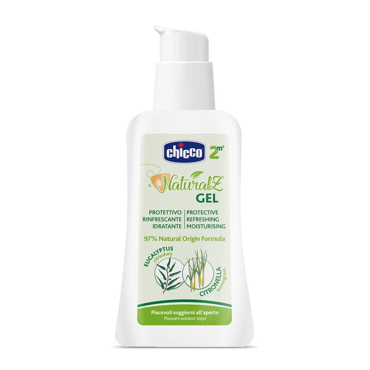 Chicco Gel Naturalz Antimosquitos Protector y Refrescante 60 ml 2 años+