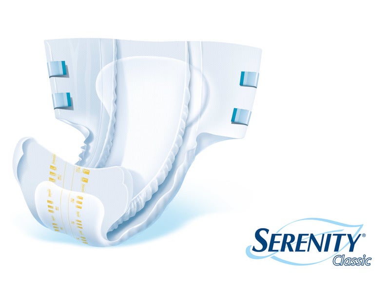 Serenity Classic Incontinence Panty Pañal Super Talla L 30 Piezas-3