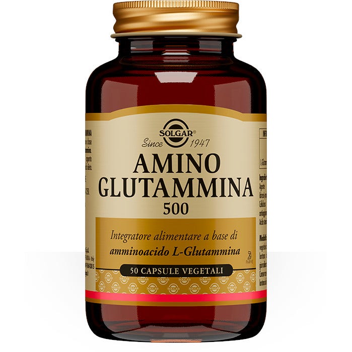 Solgar Amino Glutamina 500 50 Cápsulas Vegetarianas-4
