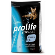 Prolife Sterilised Pesce Bianco Diliscato E Patate Cibo Secco Per Gatti Adulti Sacco 7kg