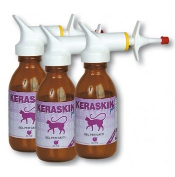 Keraskin Gel Pienso Complementario Para Gatos Pelaje/Piel 125ml-1