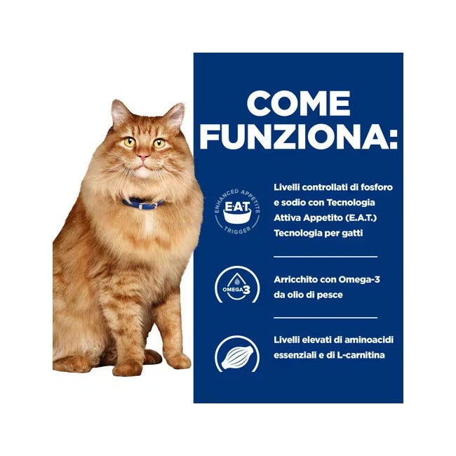 Hill's Prescription Diet K/D Kidney + Mobility Crocchette Per Gatti Sacco 1,5kg