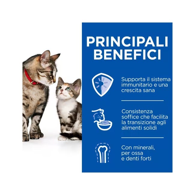 Hill's Science Kitten&Mother Tender Mousse Comida húmeda para gatos Lata de 85 g