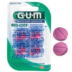 Gum Red-Cote Rivelatore Placca 12 Pastiglie-1