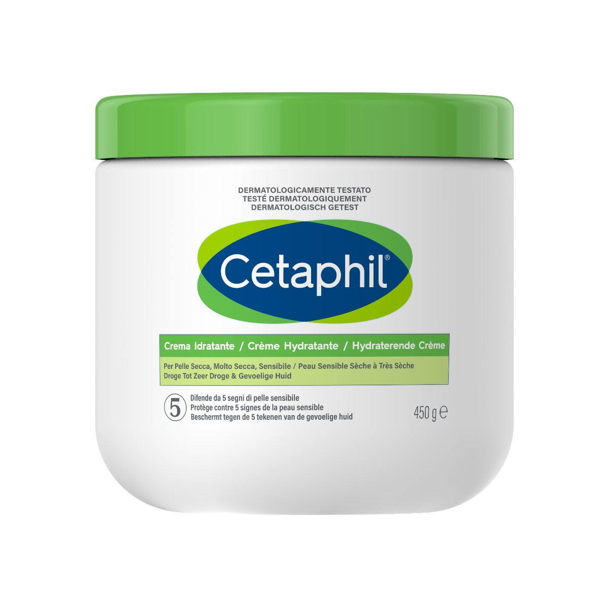 Cetaphil Crema Hidratante Piel Seca Rostro Y Cuerpo 450g-2