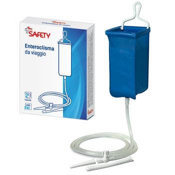 Travel Enema Klister En Goma Con Cánula Anal Y Vaginal 2 Litros-1