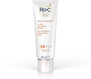 Roc Fluido solar facial antiarrugas alisante SPF50+ 50 ml