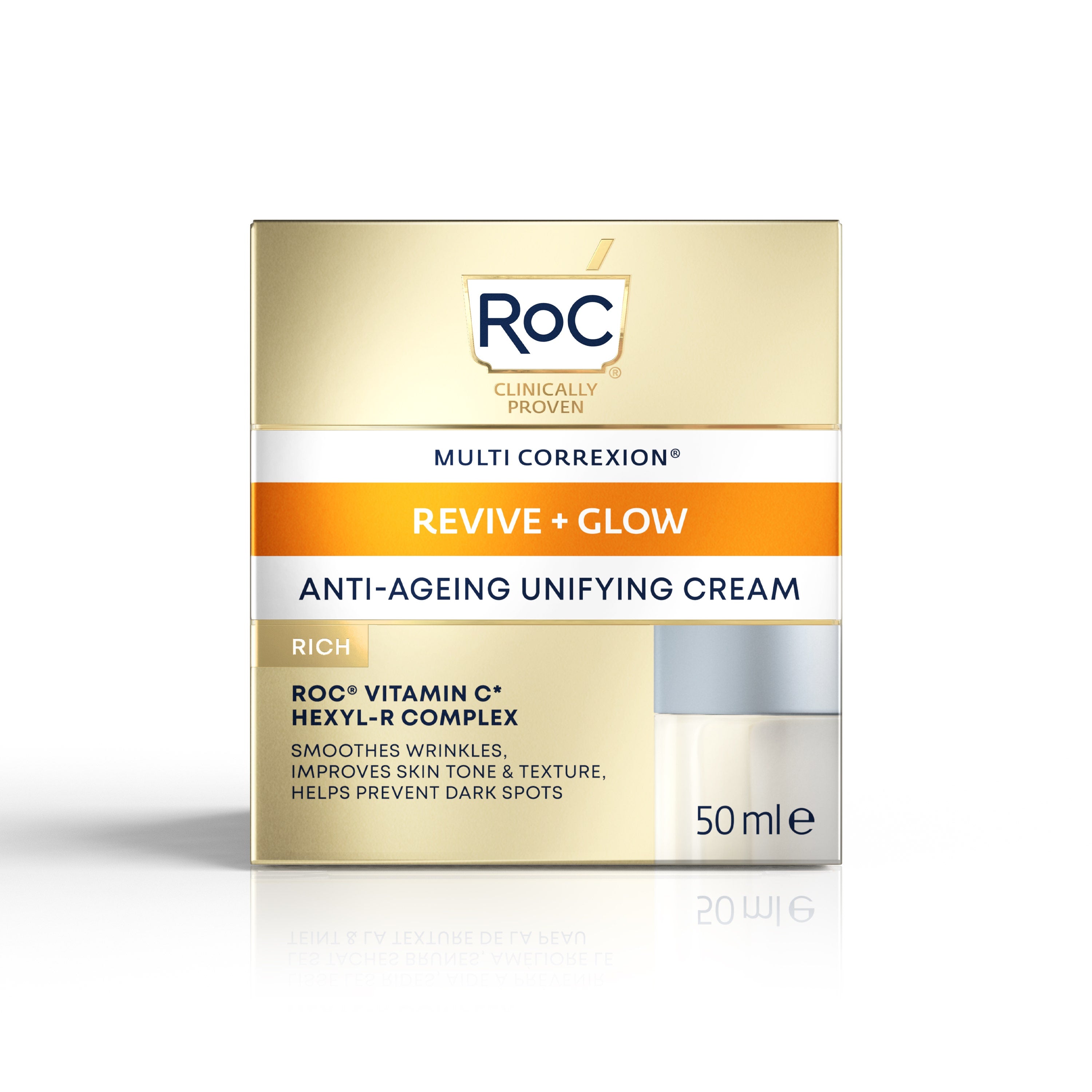 Roc Multi Correxion Revive+Glow Crema Viso Uniformante 50ml