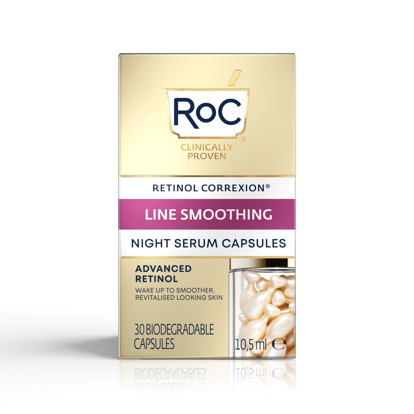 Roc Retinol Correxion Line Smoothing Siero Viso 30 Capsule