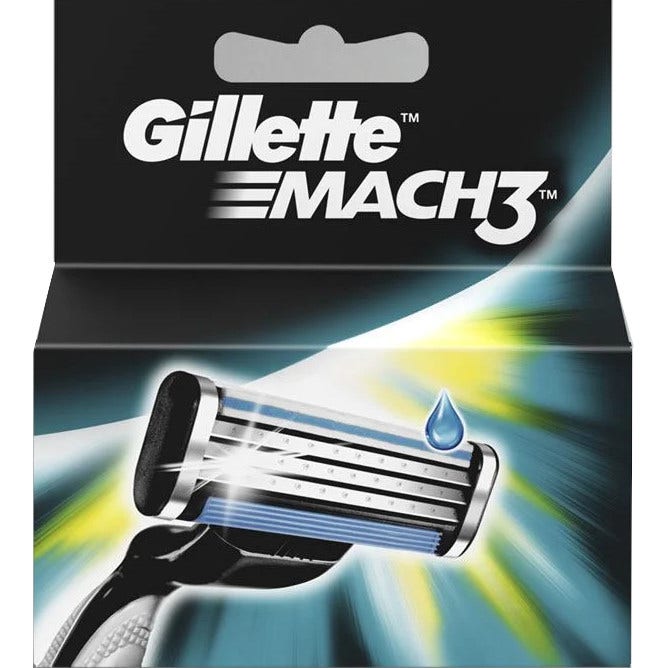 Gilette Mach3 Standard Recambio 5 Piezas-1
