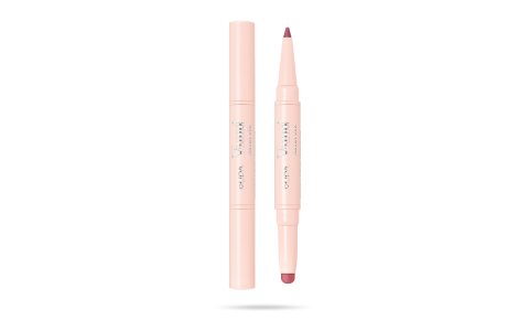Pupa Vamp! Creamy Duo: Lápiz de labios para contornear y pintalabios brillante 008 Vintage Rose