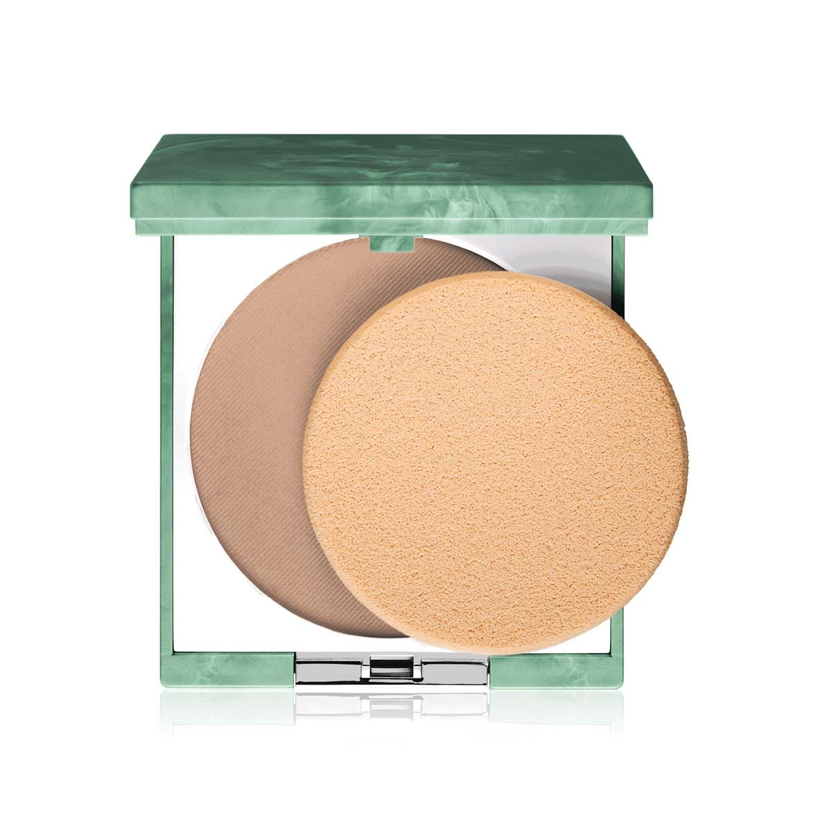 Clinique Superpowder 2 en 1 Polvo Compacto Y Base 07 Mate Neutro 10g-1