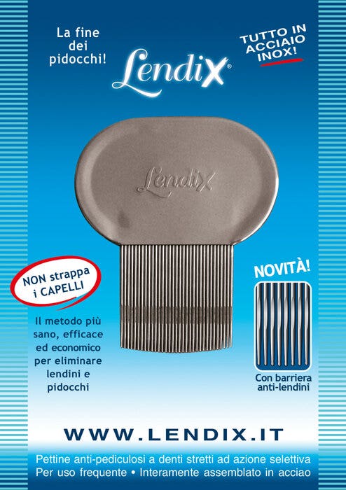 Peine Antipiojos Lendix Acero-1