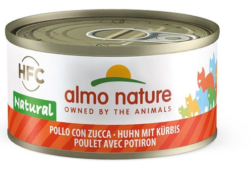 Almo Nature Hfc Pollo Con Calabaza Para Gatos Adultos 70g-1
