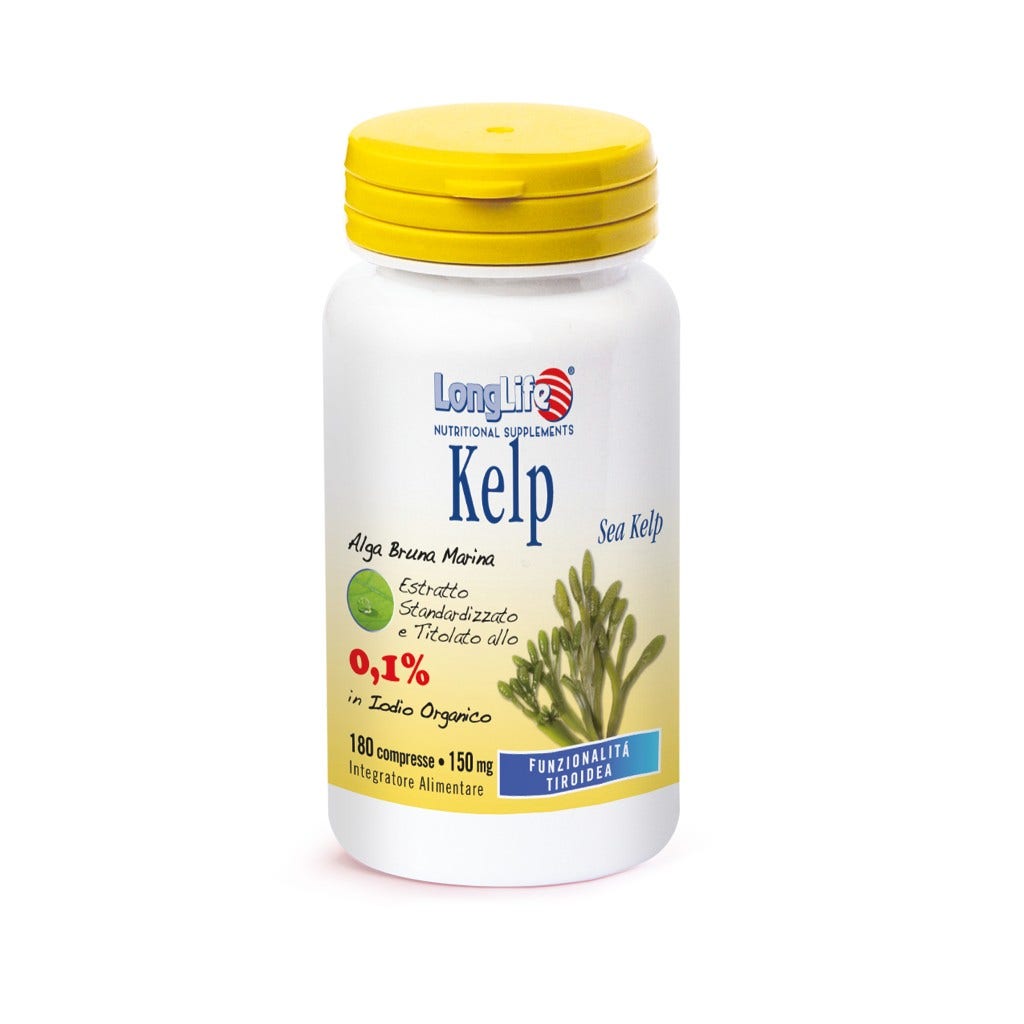 Longlife Kelp Brown Alga 180 Comprimidos-2