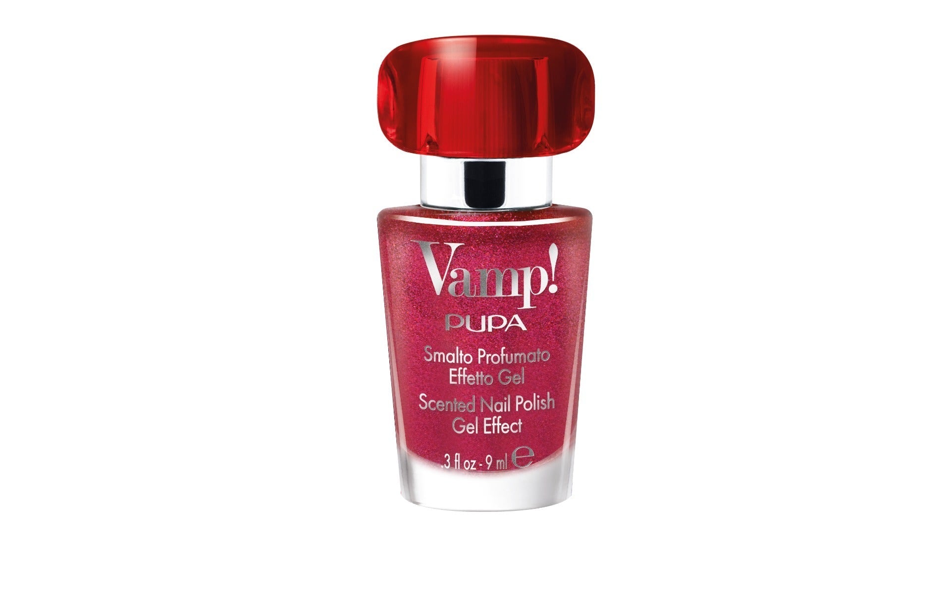 Esmalte perfumado con efecto gel Pupa Vamp Vibrant Ruby 9 ml