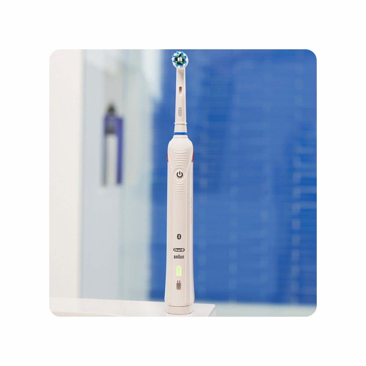 Cepillo de dientes eléctrico recargable Oral-B Smart 4 4100S Blanco-18