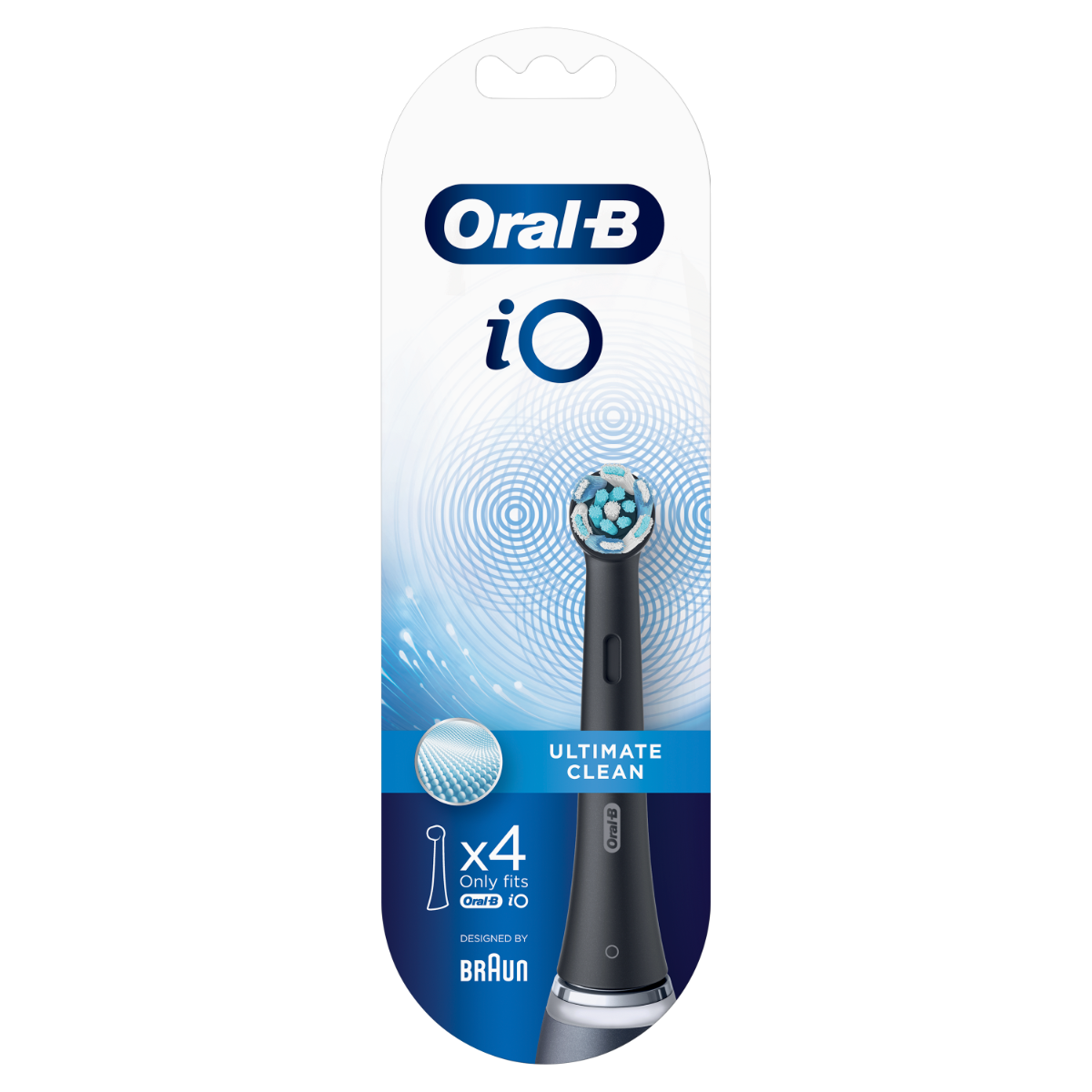 Oral B Testine Di Ricambio Io Ultimate Clean Nere 4 Pezzi