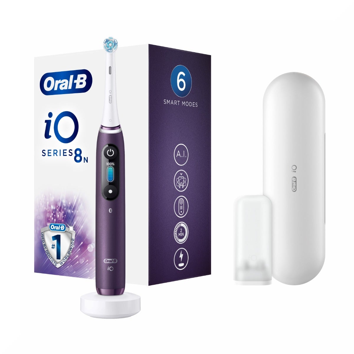 Oral B iO 8n Spazzolino Elettrico Viola