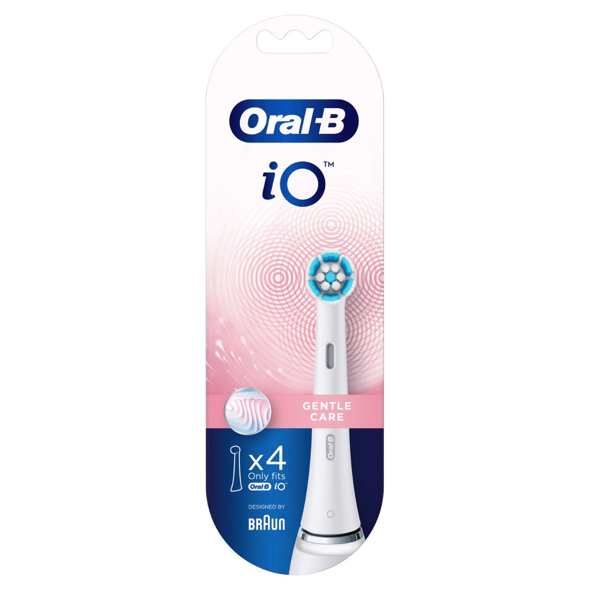 Oral-B Testine Di Ricambio Io Gentle Care Bianche 4 Pezzi