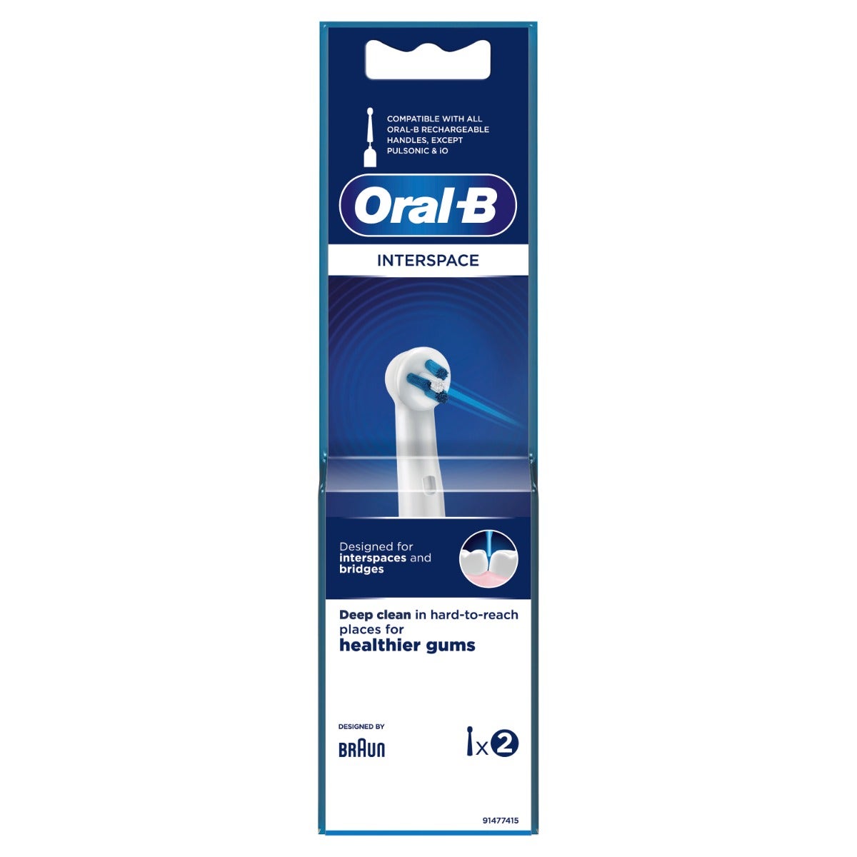 Recambio de cepillo de dientes eléctrico Oral-B Power Refill Interspace-3