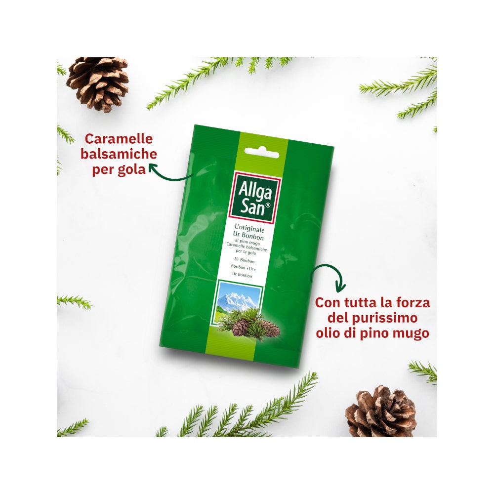 Allgasan Ur Bonbon Caramelos Balsámicos para la Garganta 75 g