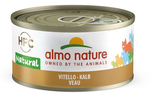 Almo Nature HFC Natural Húmedo De Ternera Para Gatos Adultos Lata 70g-1