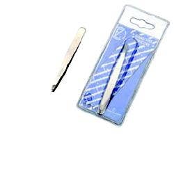 PINZA DEPILADORA PU ACERO INOXIDABLE OBL-1