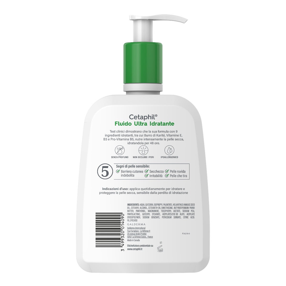 Cetaphil Ultra Fluido Hidratante Piel Seca Rostro Y Cuerpo 470ml-8
