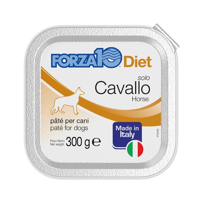 Forza10 Solo Diet Paté Cavallo Para Perros Adultos Tarrina 300g-1