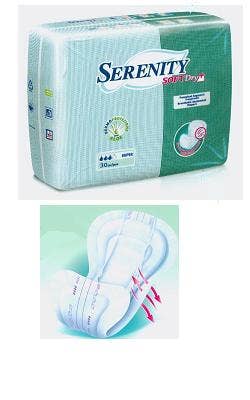Serenity Softdry Con Aloe Incontinencia Pañales Braguitas Super Size Large 30 Piezas-1