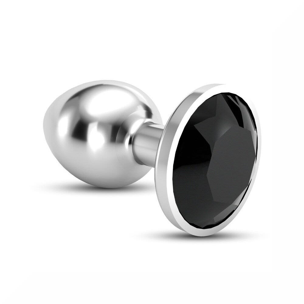 Crushious Plug Anale Bijou Gioiello Nero Grande