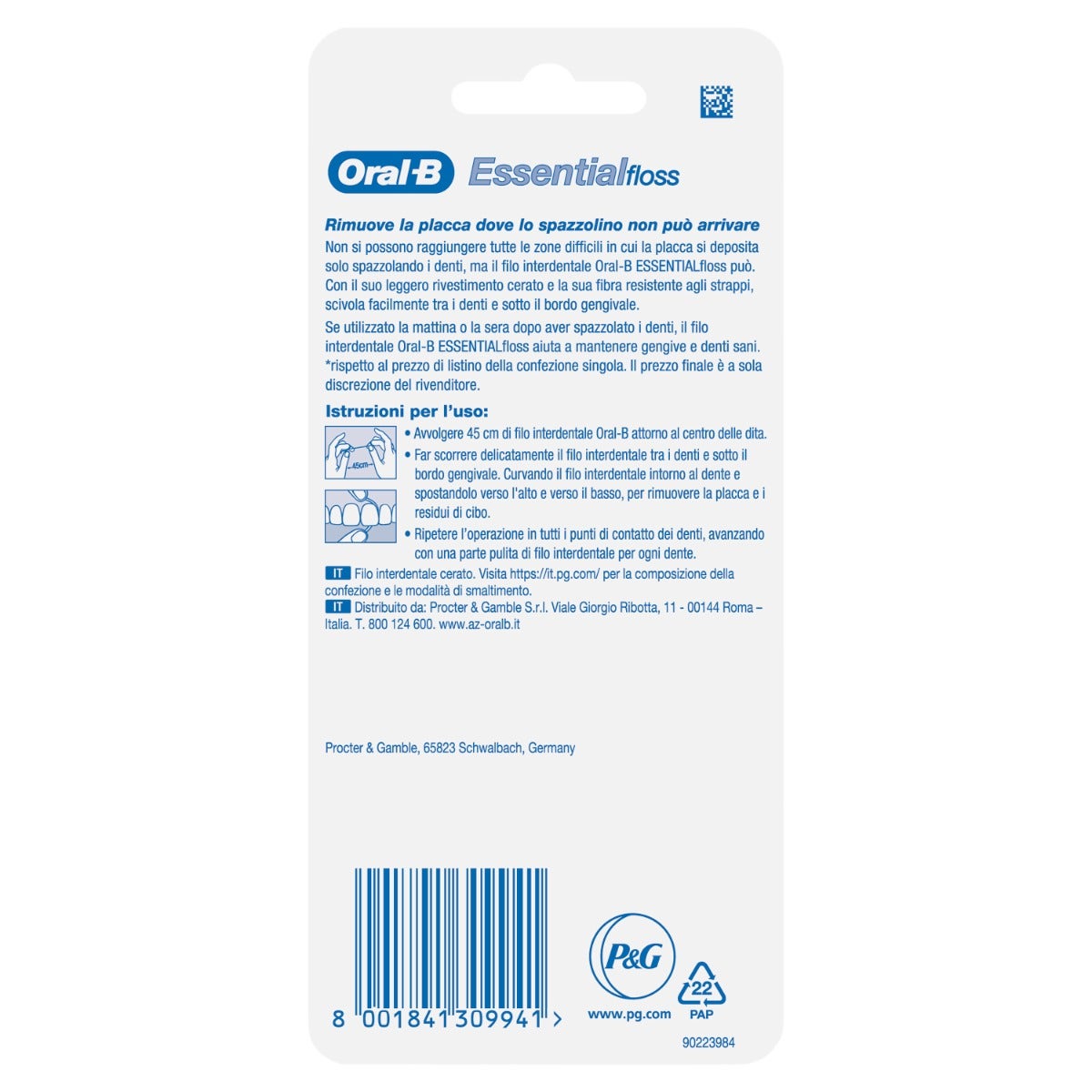 Paquete de dos hilos dentales Oralb Essential Floss-2