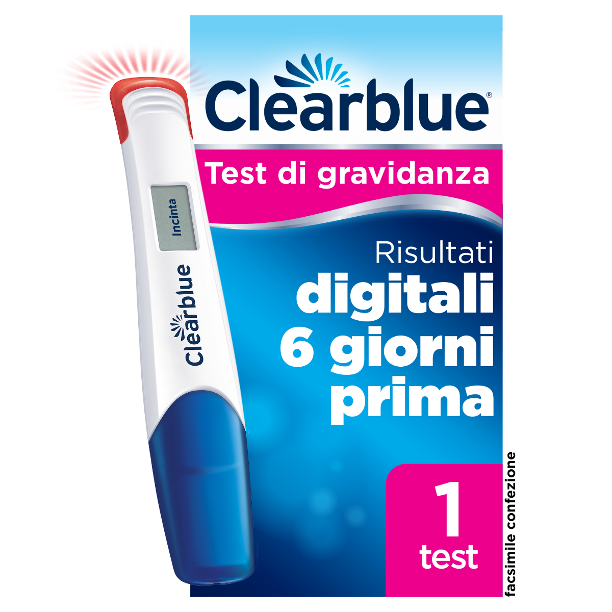 Prueba de embarazo Clearblue Early Digital 1 pieza-2