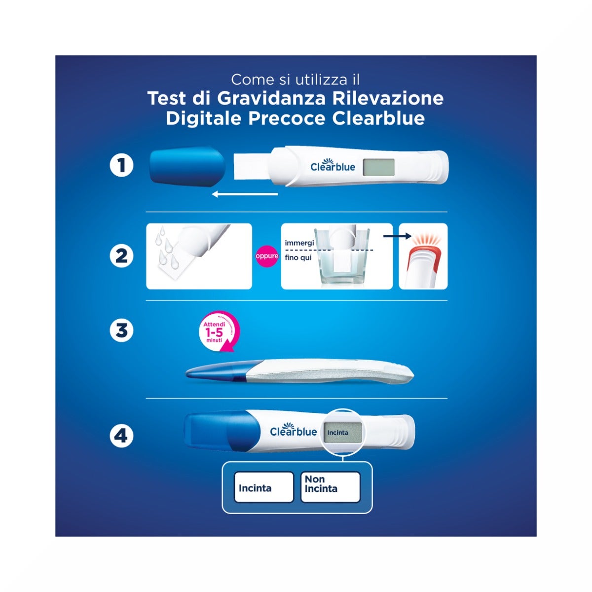 Prueba de embarazo Clearblue Early Digital 1 pieza-4