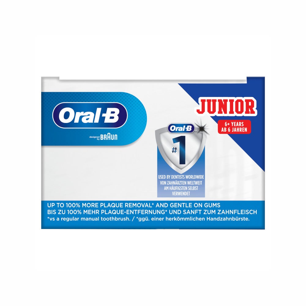Oral-B Spazzolino Elettrico Ricaricabile Junior Star Wars +6 Anni, 2 Testine, 1 Spazzolino