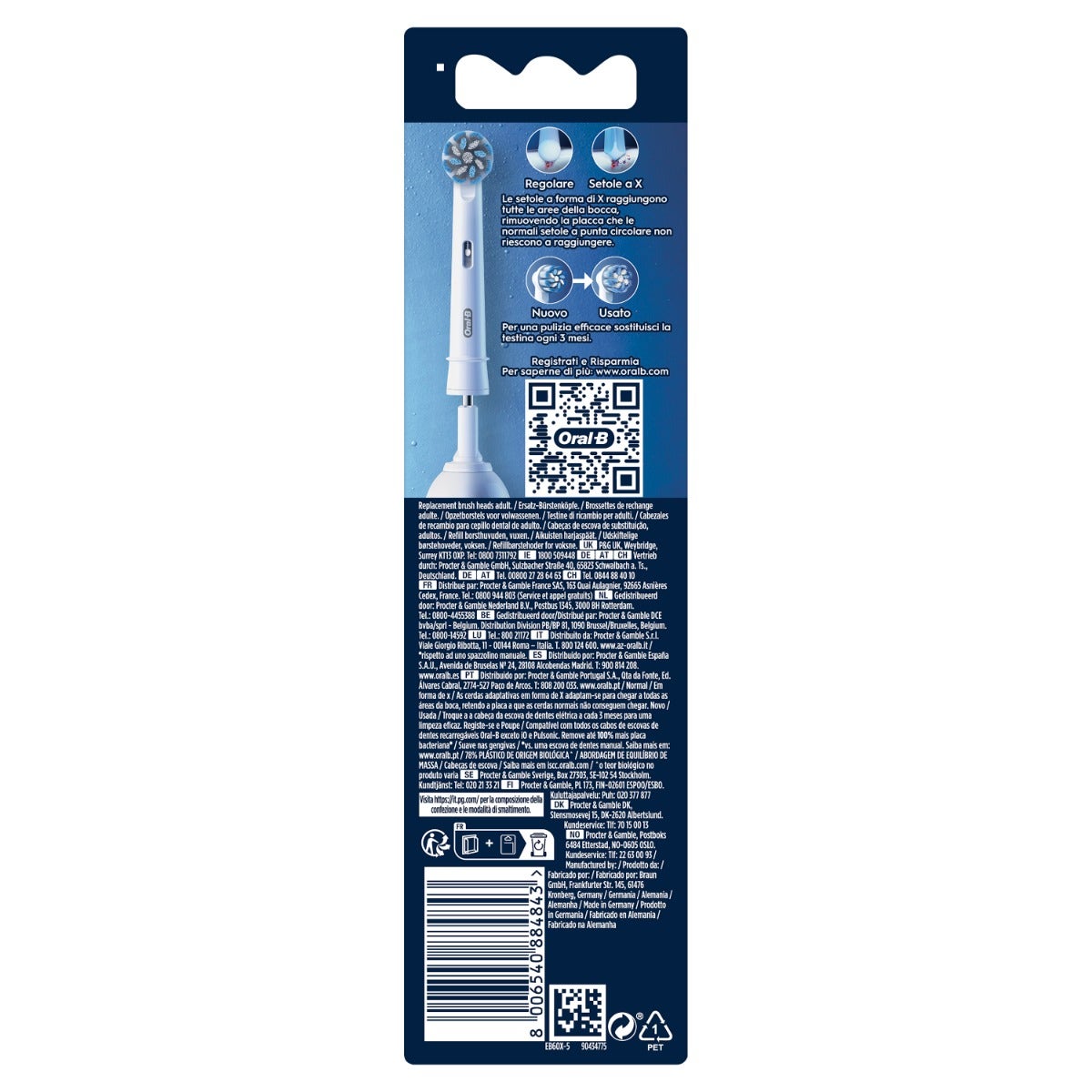 Oral-B Power Refill EB50 Sensitive Clean 5 cabezales de recambio