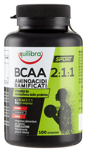 Equilibra Sport BCAA 2:1:1 Aminoácidos Ramificados 100 Comprimidos-1
