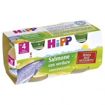 Salmón Homogeneizado Hipp Con Verduras 4M + 2x80g-1