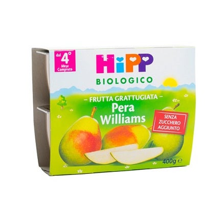 Hipp Bio Fruta Rallada Pera Williams 4x100g-2