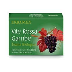 Erbamea Patas Vid Roja Infusión Ecológica 20 Bolsas Filtrantes Monodosis-1