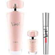 Pupa Kit Vamp Pink Eau De Parfum 100 ml + Máscara de pestañas 9 ml + Esmalte perfumado con efecto gel 9 ml