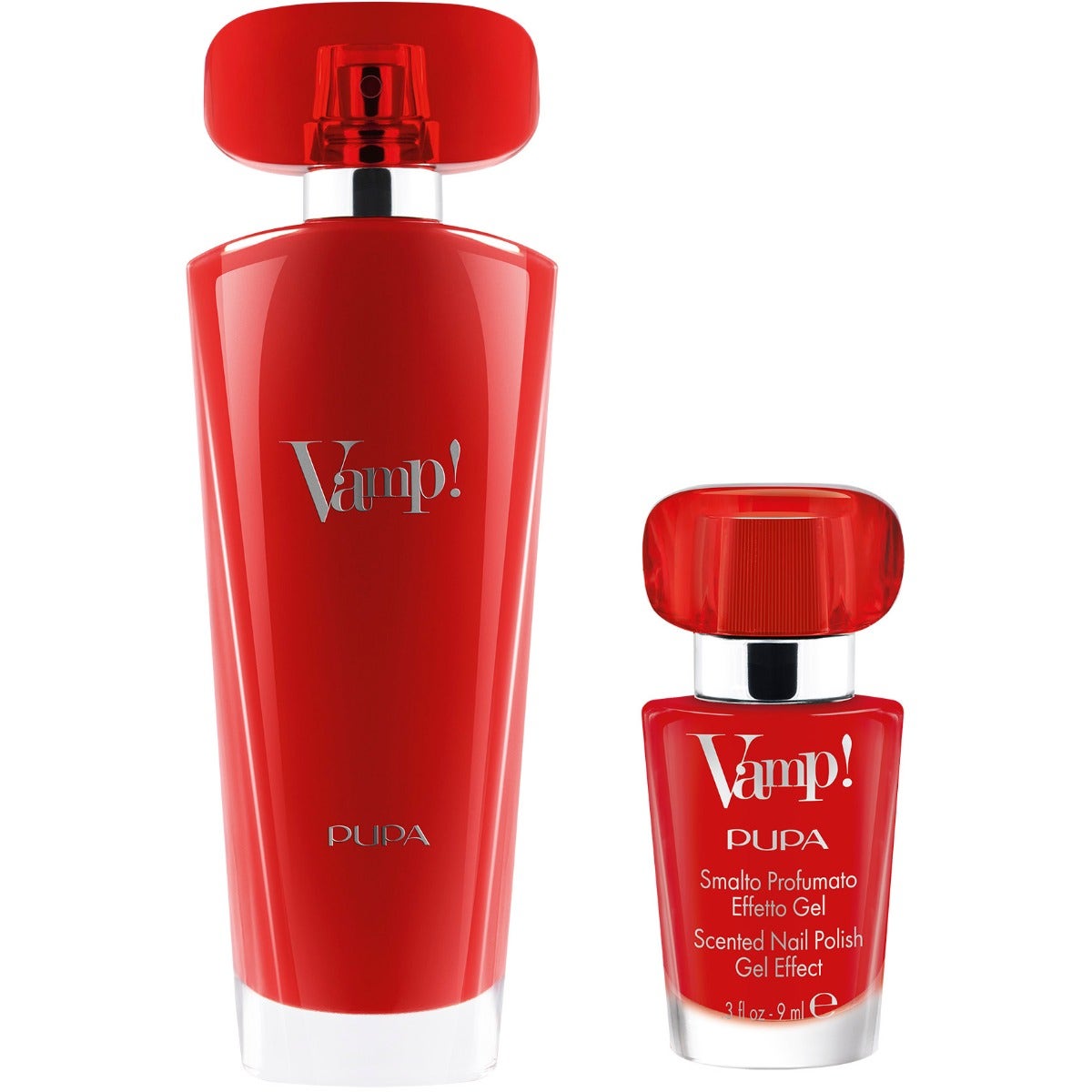 Pupa Kit Vamp Red Eau de Parfum 50 ml + Esmalte perfumado con efecto gel 9 ml