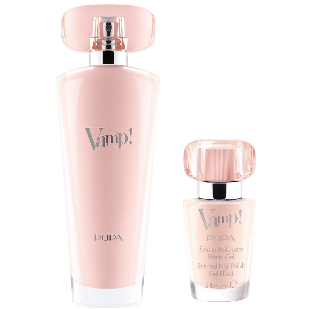 Pupa Kit Vamp Pink Eau De Parfum 50 ml + Esmalte perfumado con efecto gel 9 ml