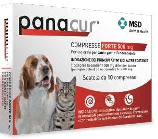 Panacur Compresse Forte 500 Mg Per Uso Orale Per Cani E Gatti 10 Compresse-1